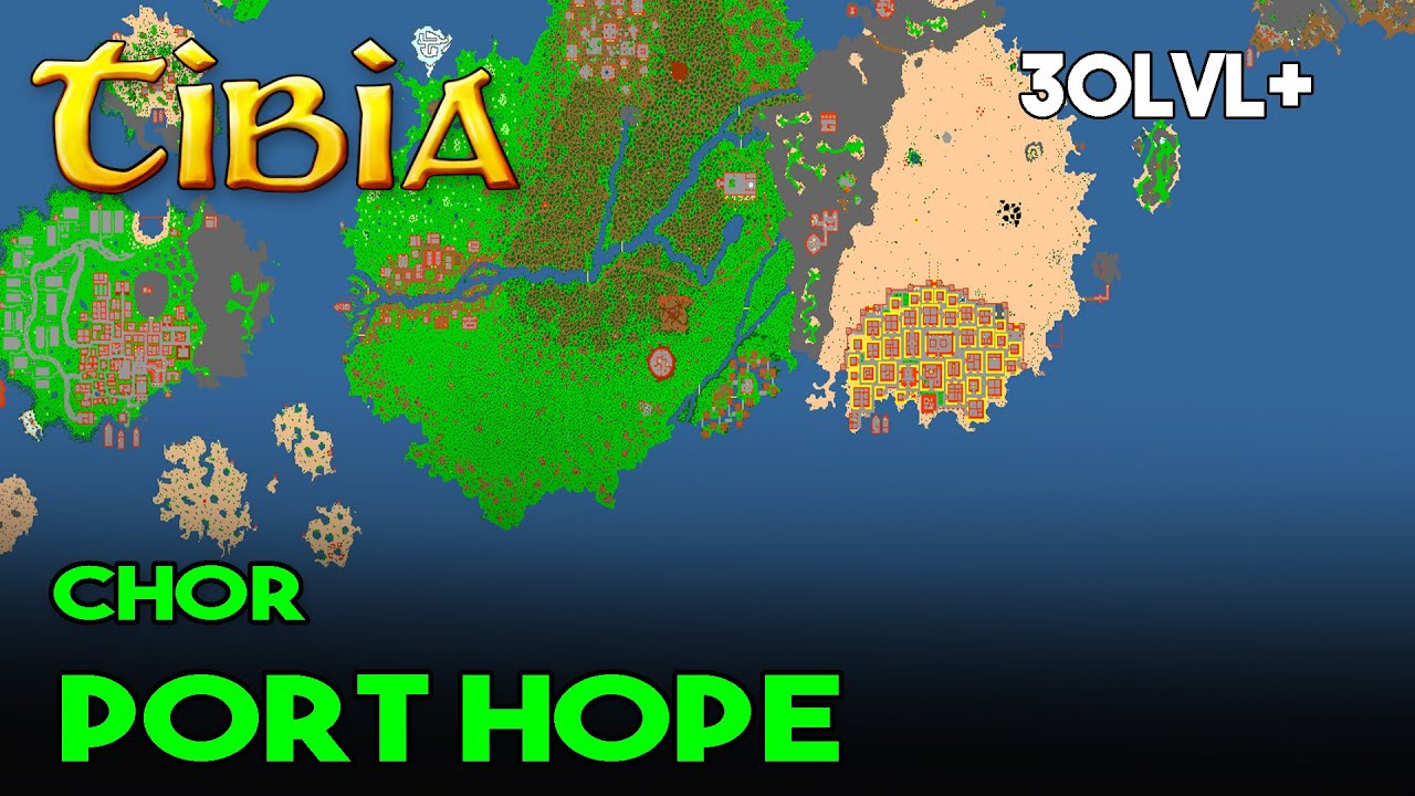 WIOSKA JASZCZUROLUDZI - Tibia - Chor - Lizard Village - Port Hope
