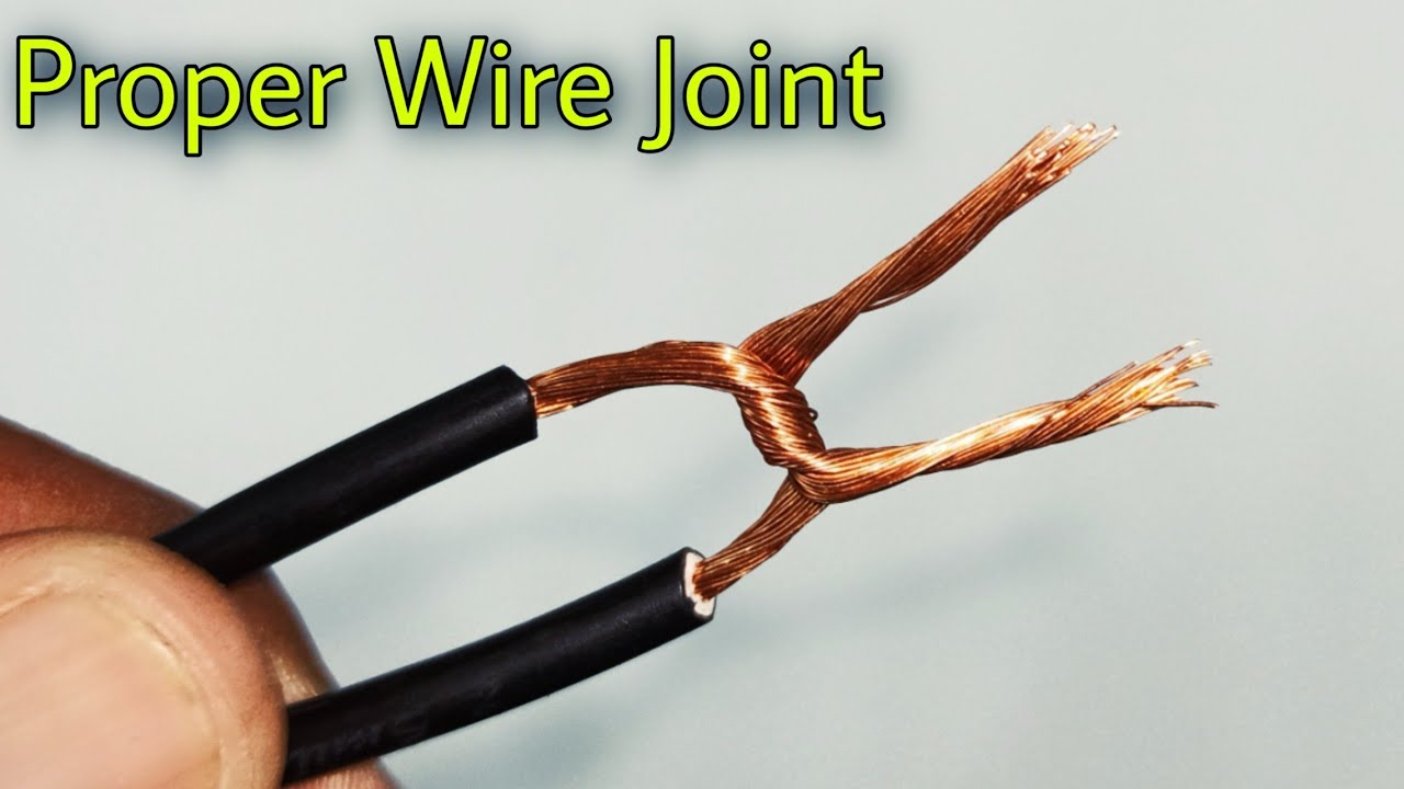 Wire Joint | Proper Joint of Electrical Wire | वायर जोड़ने का सही तरीका | Straight Joint Method