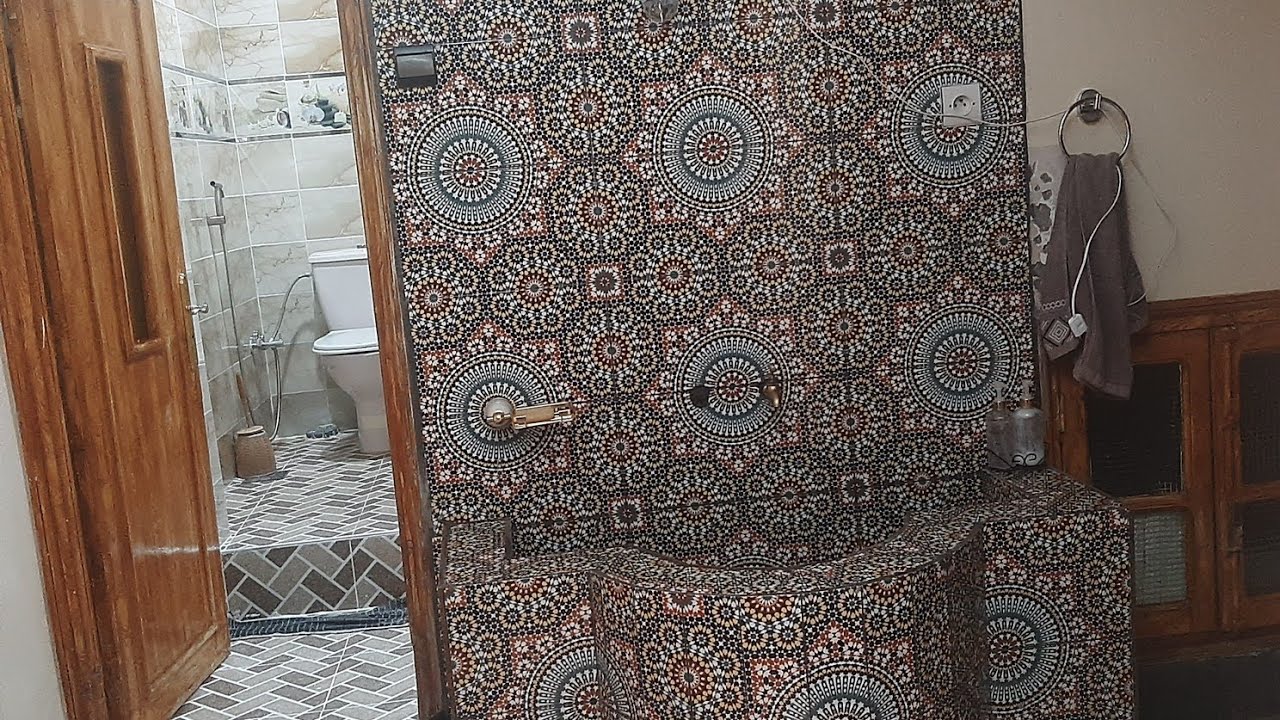 سقاية مغربية👍🏻 امنية وتحققات مراحل تغير الحمام حتى لاخير 🥰