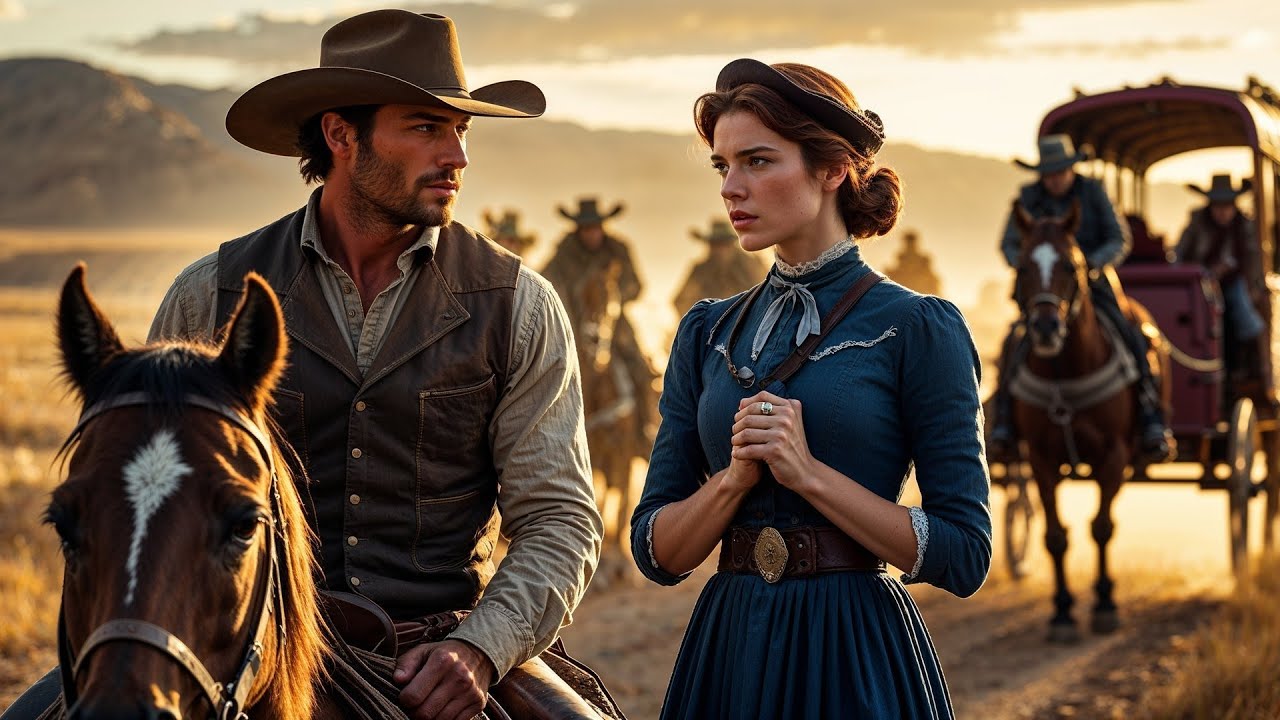 They Tried to Rob the Stagecoach She Rode, The Cowboy Shot Twice and Rode Her to Safety