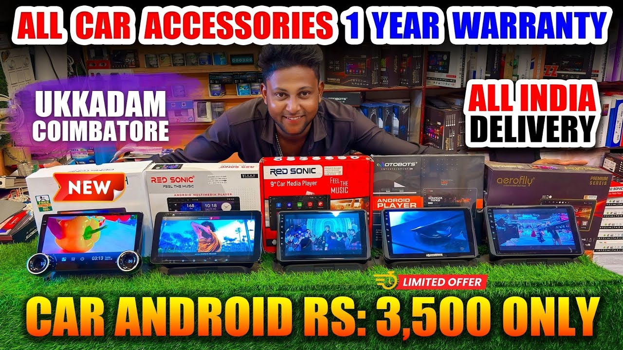 🤩 1 Year Warranty 🎉 | Car Accessories shop in coimbatore | All india delivery | AK Car Zone ukkadam
