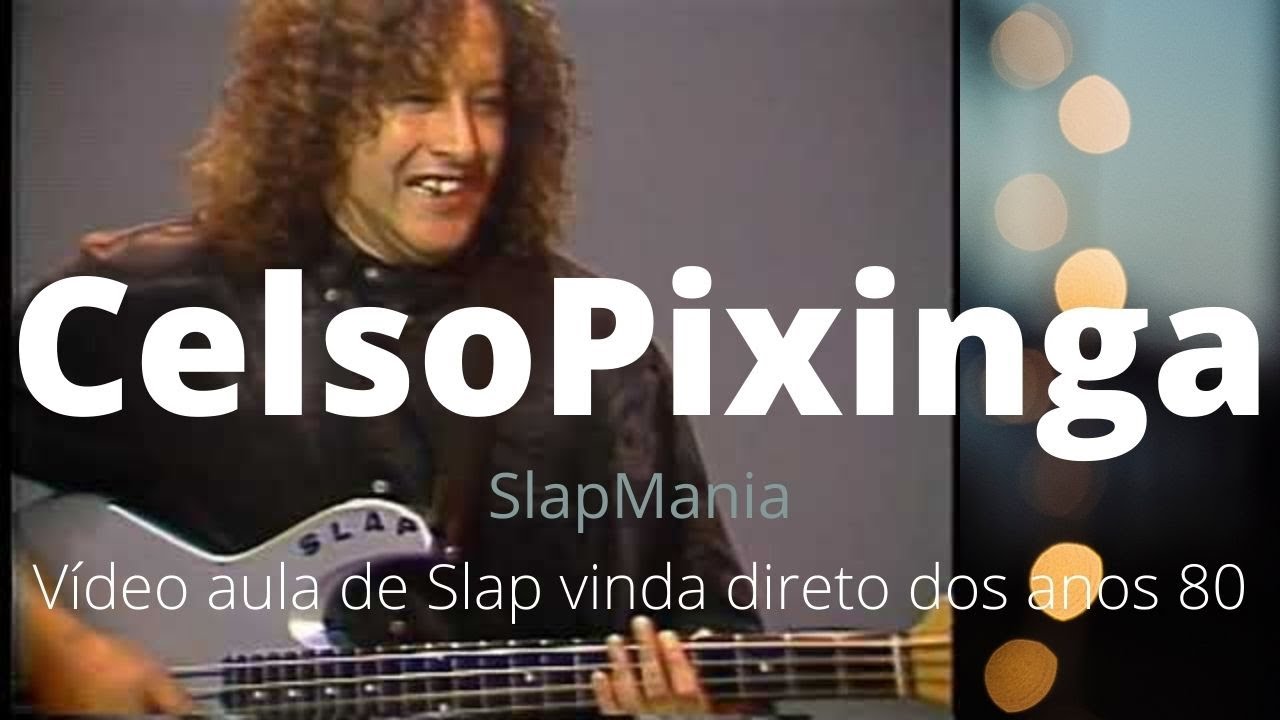 SlapMania  Video aula VHS - CELSO PIXINGA