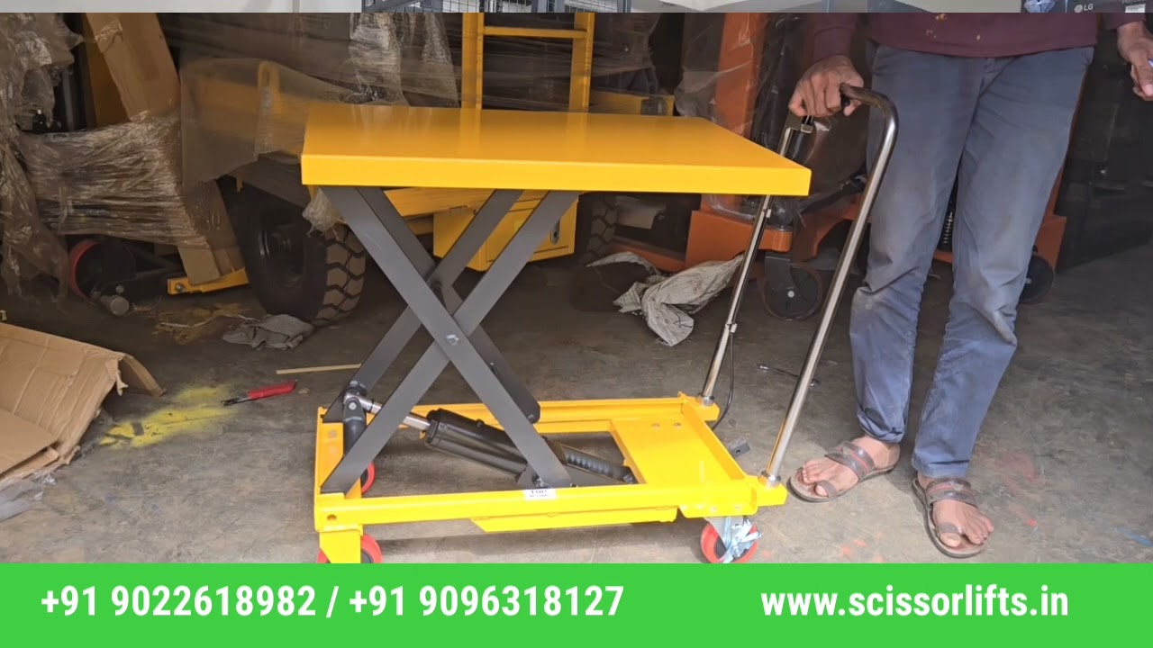 Manual Scissors Lift Table trplley VEDANT LIFT 9022618982