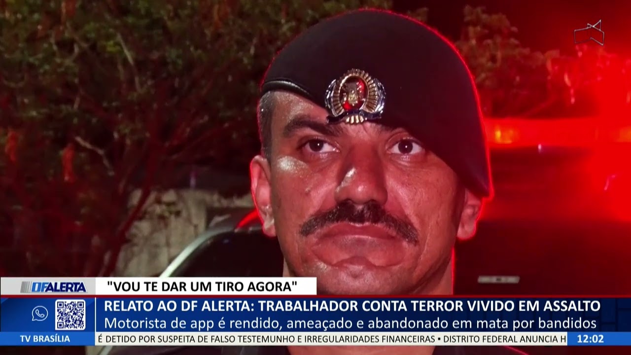 DF ALERTA - Relato ao DF Alerta: trabalhador conta terror vivido em assalto