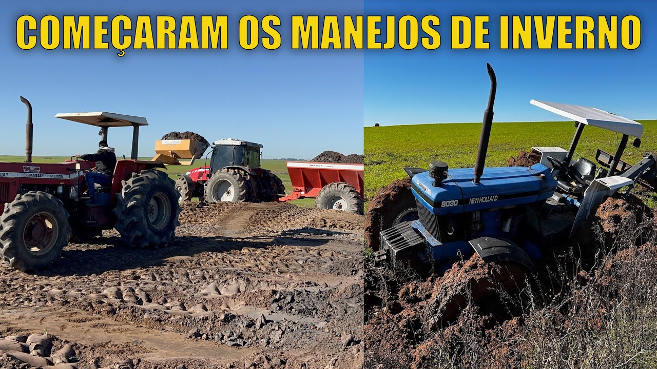 COMEÇOU O CALCÁRIO - 1º DIA EU JA ATOLEI O 8030