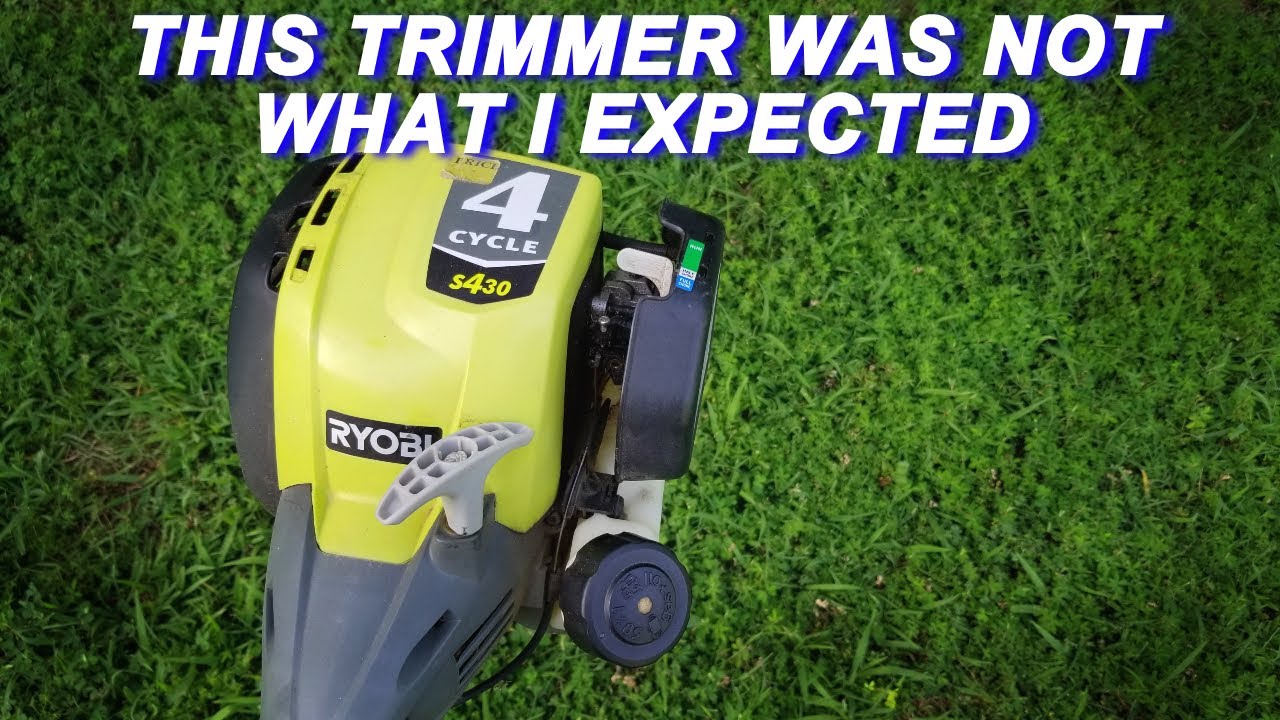 Trying To See What's Wrong With  This Ryobi Trimmer