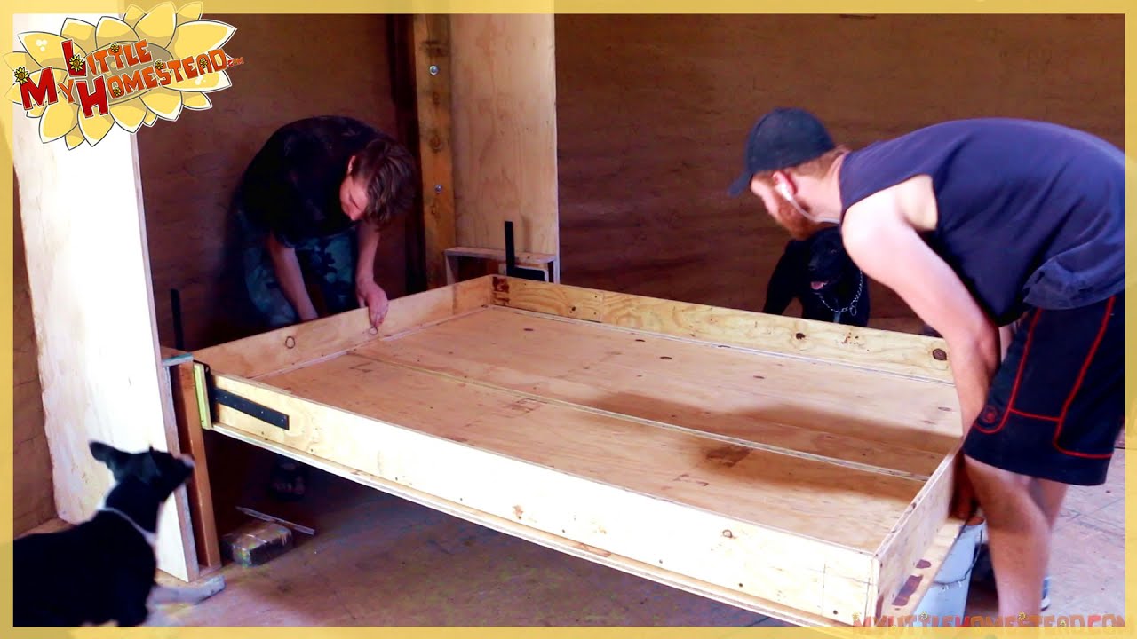 Murphy Bed Springs into Action!  | Underground Earthbag Building | Weekly Peek Ep88