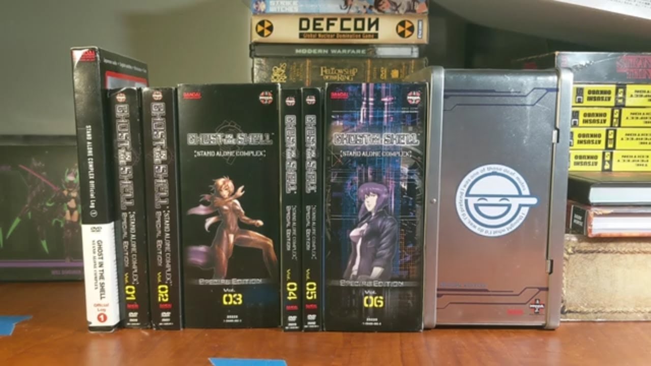 Ghost in the Shell Stand Alone Complex all season 1 Limited editions unboxing