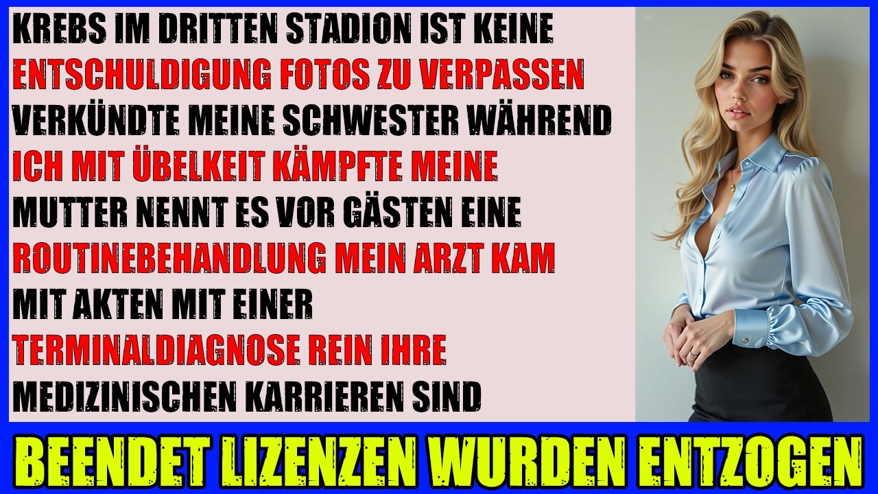 Auf der Hochzeit meiner Schwester verspotteten sie meinen einfachen Eingriff bis der Onkologe kam