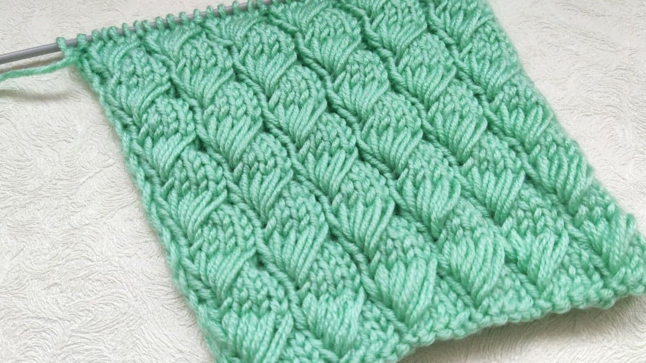 Loop Knit Stitch | Schleifenmuster stricken | Punto con bucle largo | Punto con le maglie allungate
