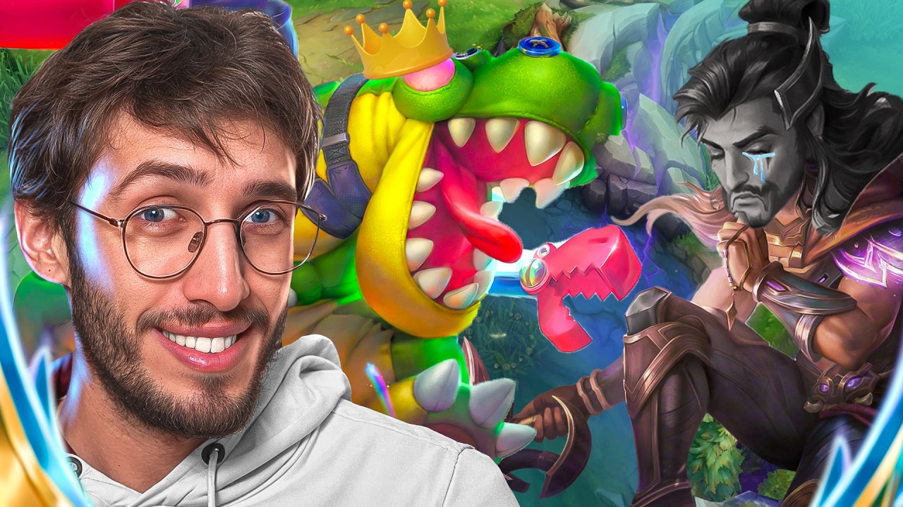 Mon Akshan ne fait QUE PLEURER pendant que je CARRY au calme - RUSH 16 - Cho'Gath vs Hecarim