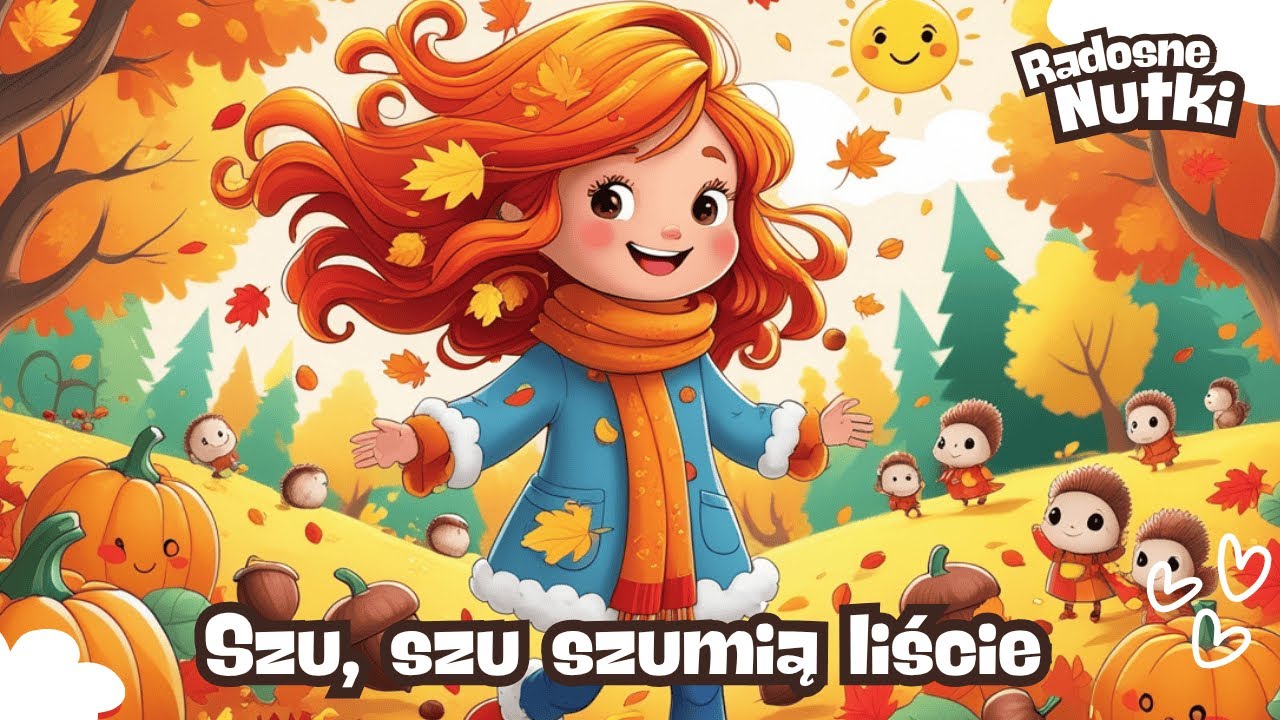 🎵 Radosne Nutki — Szur, szur, szumią liście — piosenki dla dzieci🎵