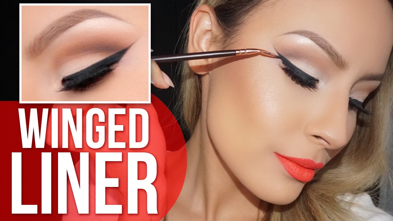 How to: Perfect winged liner tutorial - Desi Perkins