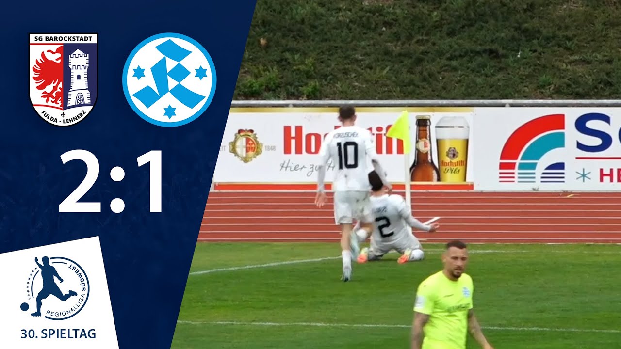 Barockstadt am längeren Hebel | SG Barockstadt - SV Stuttgarter Kickers | 30. Spieltag RLSW