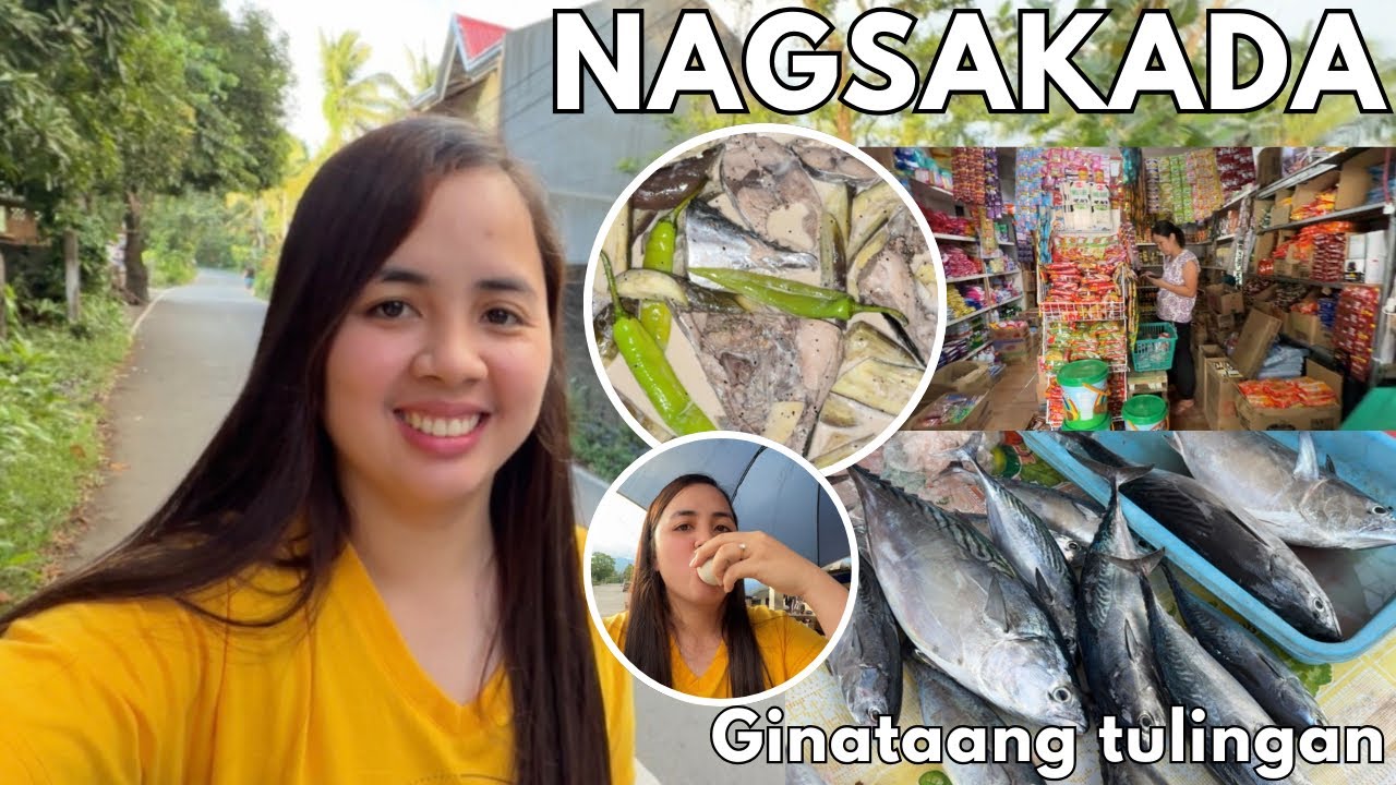SUMAKADA NG PANINDA NI MAMA | BUMILI NG ISDA SA TULAY | GINATAANG TULINGAN FOR DINNER