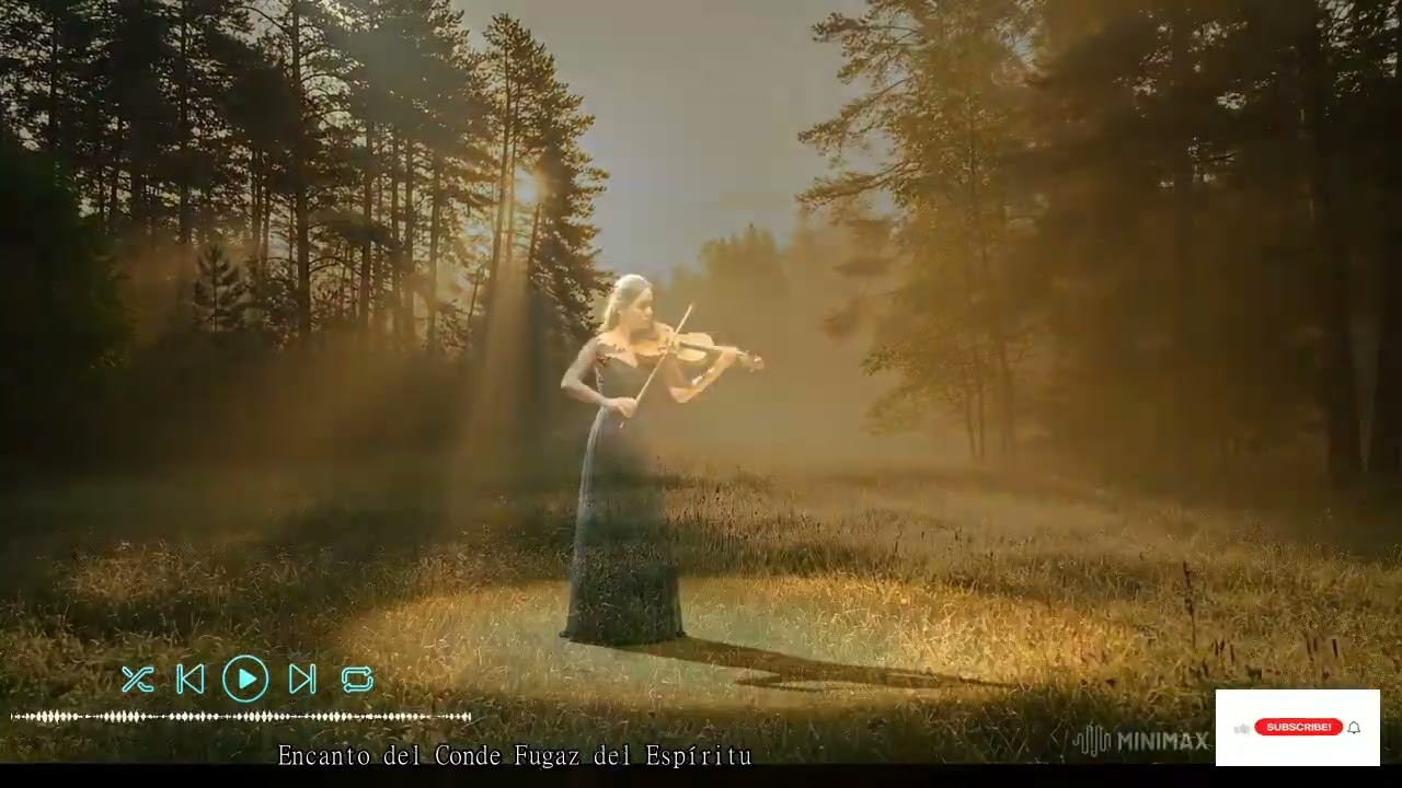 Majestuosa sinfonía para violín y piano en un majestuoso auditorio: para momentos de paz