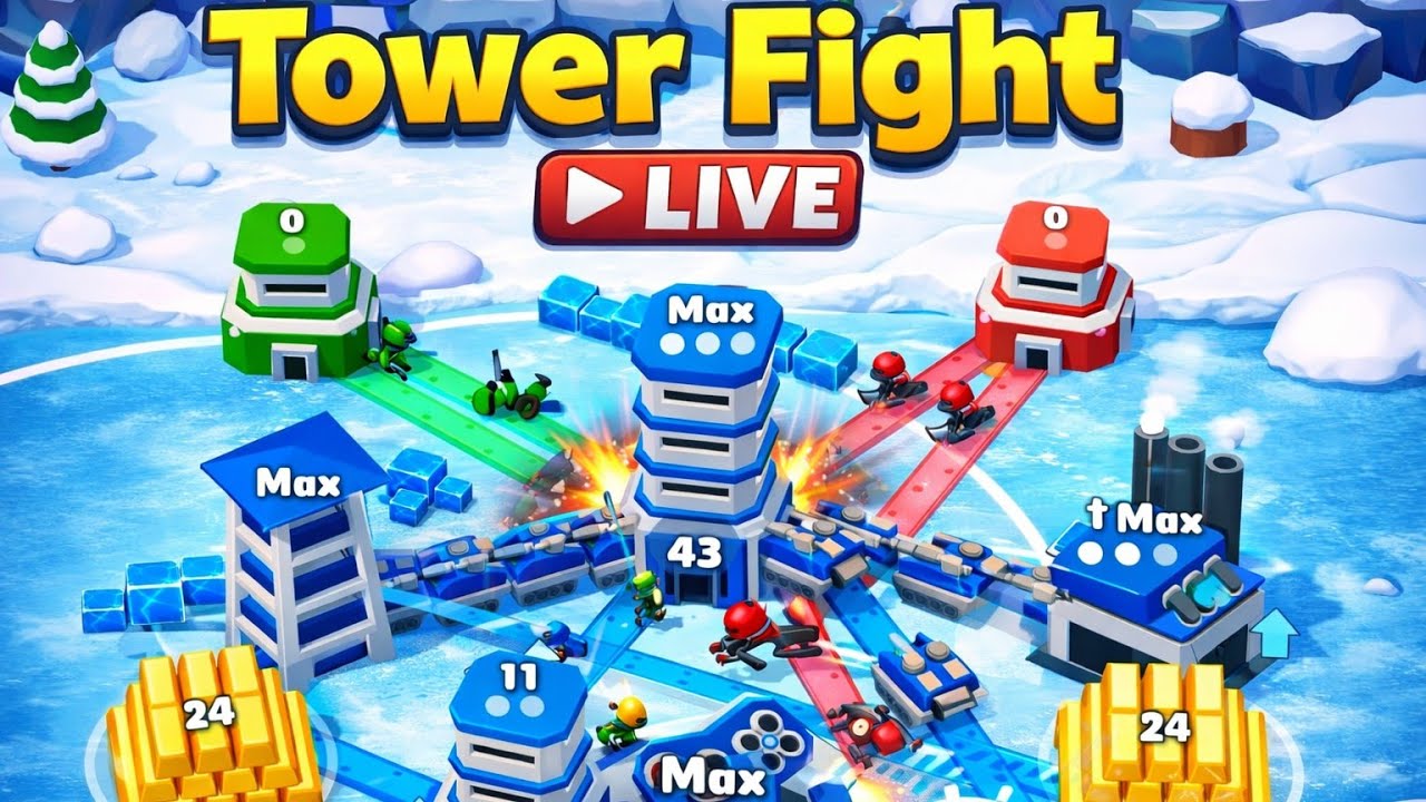 Tower War LIVE 🔥 Epic Battle Strategy Gameplay | Ultimate Tower Fight Showdown #shortfeed #shortlive