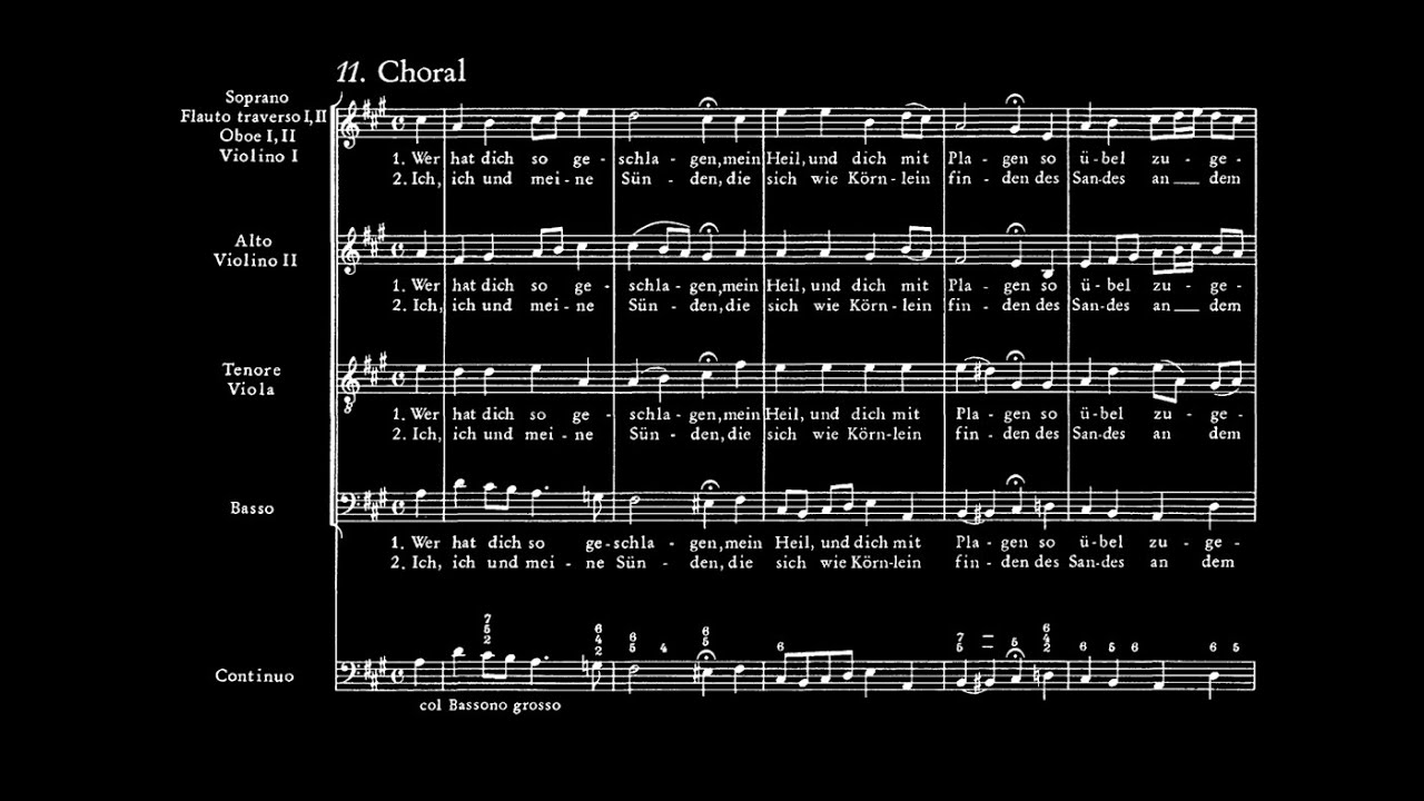 Richter conducts Bach - Wer hat dich so geschlagen from St John Passion