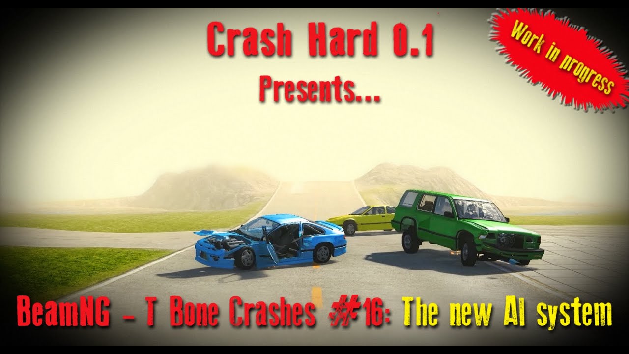 BeamNG - T Bone crashes #16: The new AI system