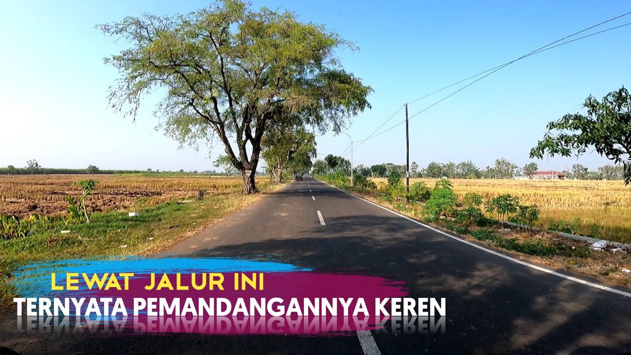 Jalur Alternatif MADIUN PONOROGO VIA KEBONSARI | Pemandangan Pesawahan Keren