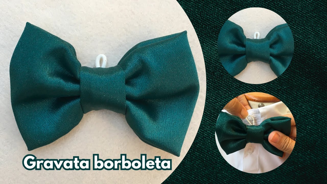 COMO FAZER GRAVATA BORBOLETA / Fácil e prático