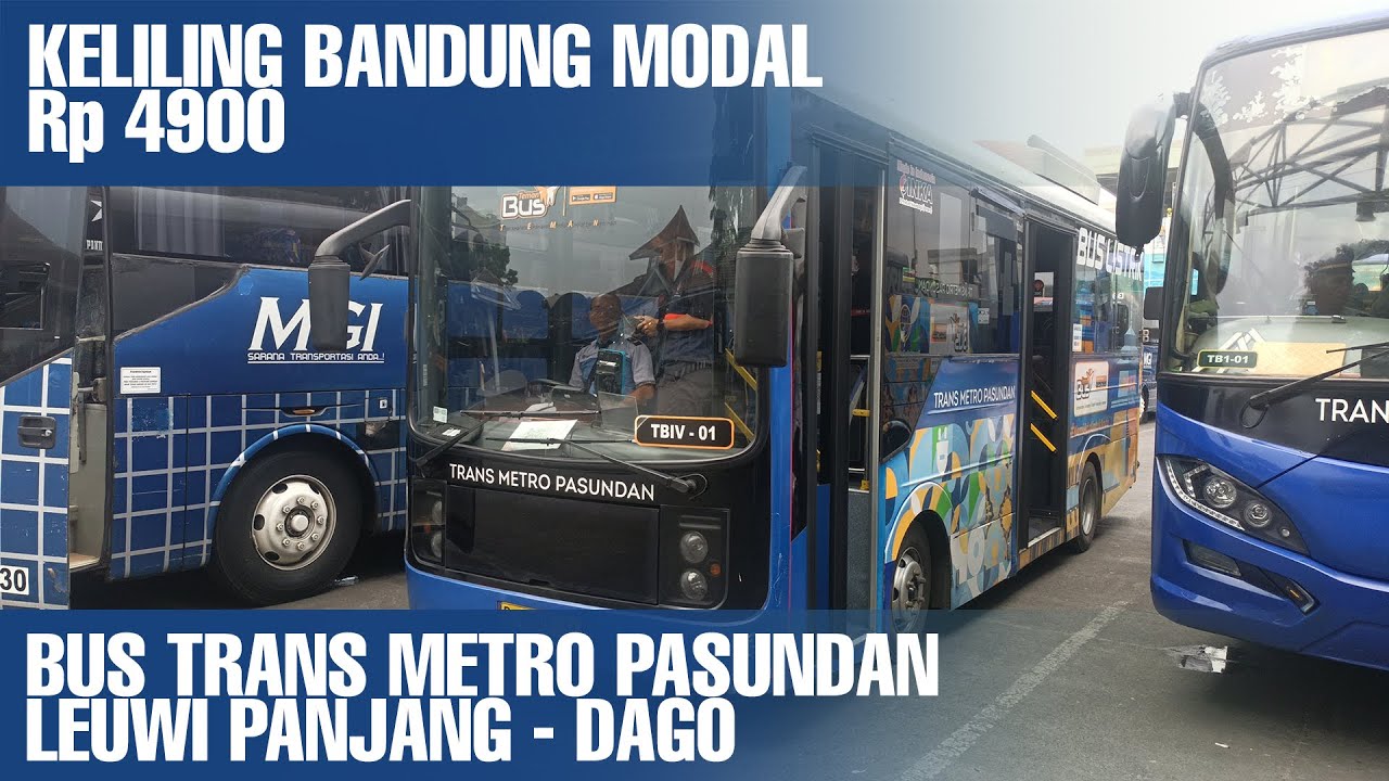 MODAL GOCENG BISA KELILING BANDUNG ! Bus Trans Metro Pasundan Leuwipanjang - Dago