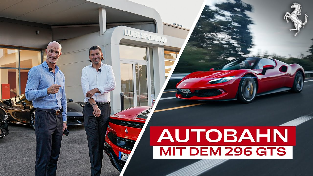 Fun to drive: Ausfahrt im Ferrari 296 GTS I Ferrari Düsseldorf