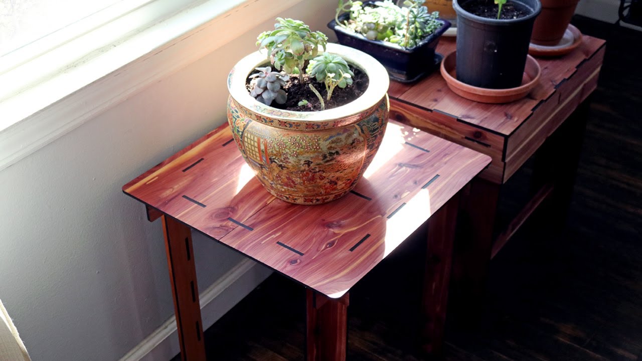 Making a Side Table with a Laser Cutter