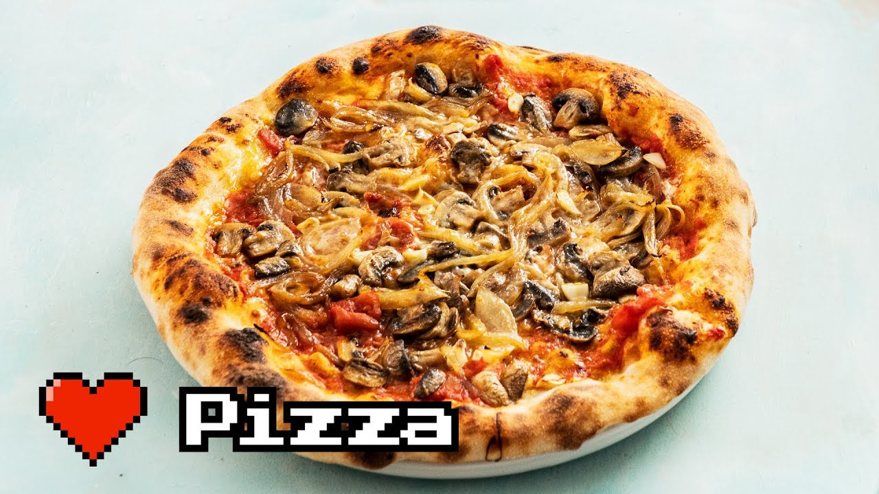Pizza z pieczarkami 🍕Pizza Nerd