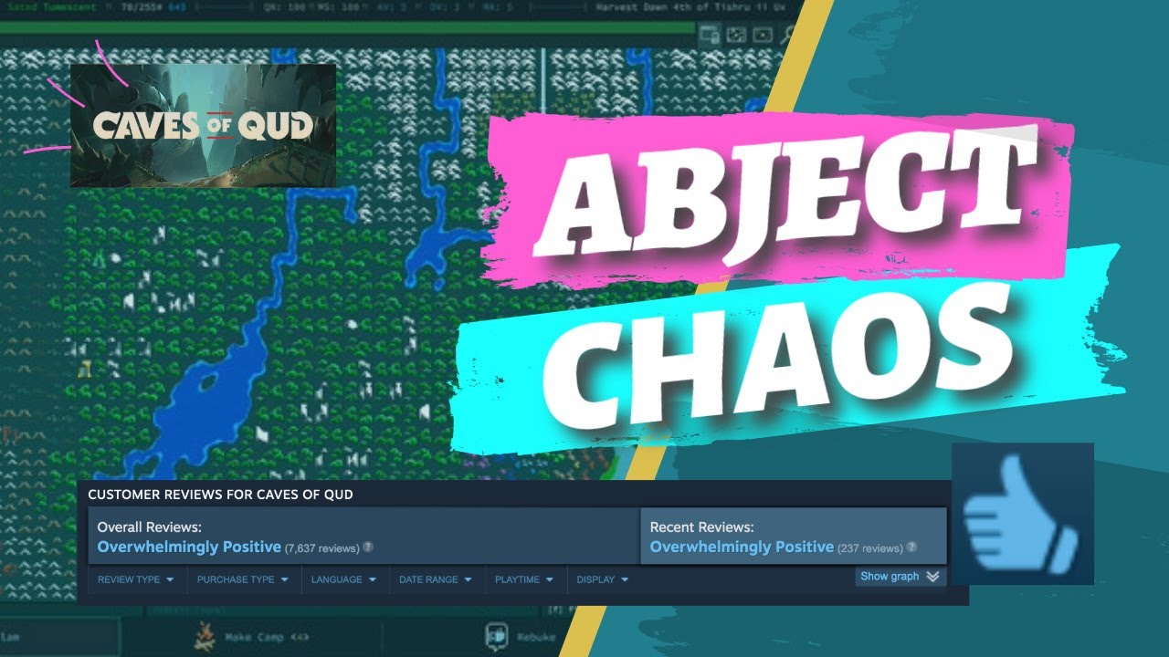 The Funniest Caves of Qud Steam Reviews