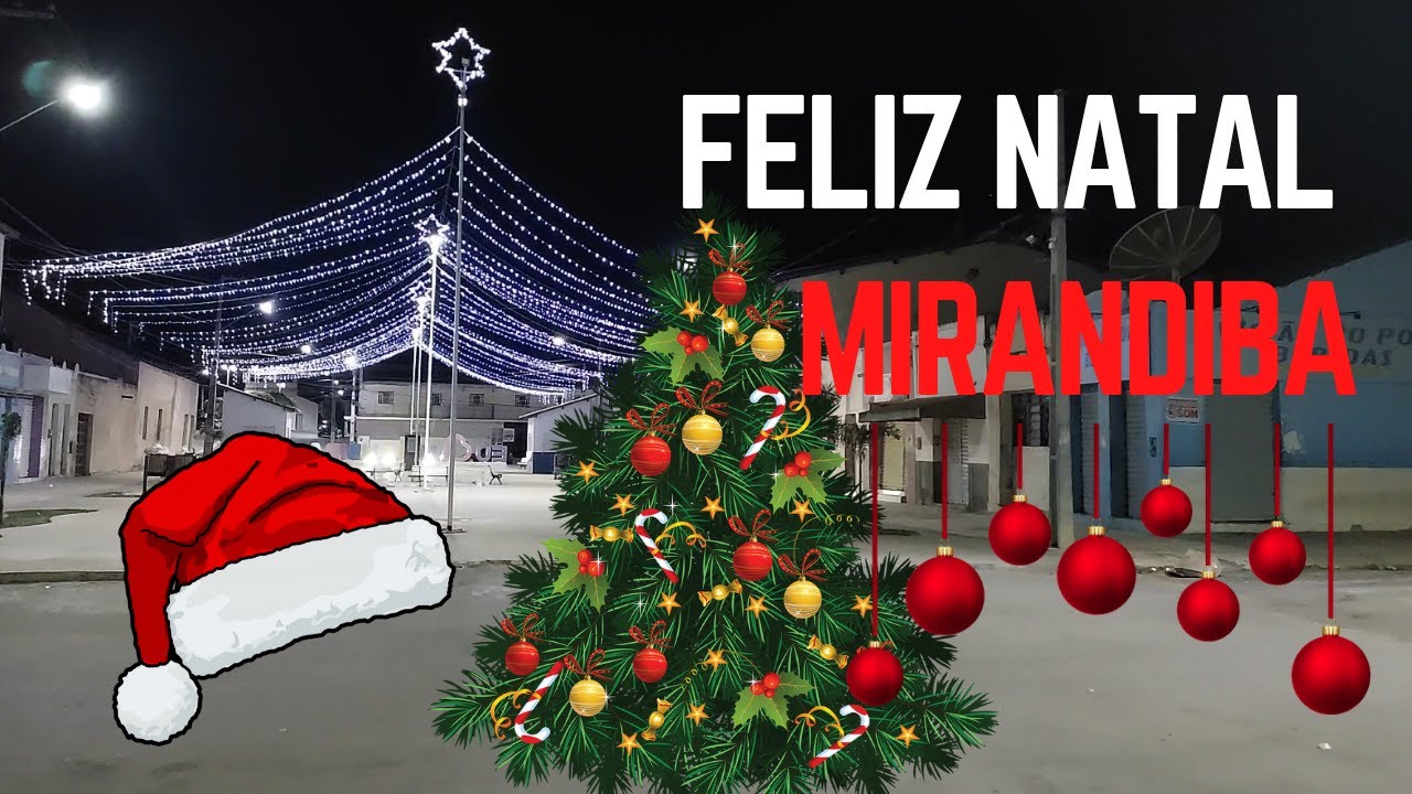Feliz Natal Mirandiba e todos nossos inscritos e demais que assistem a nossos vídeos.