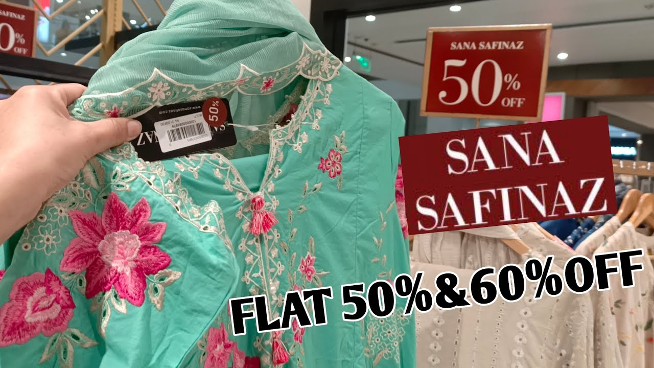 Sana Safinaz Grand Sale Flat 50% 60%OFF😍Sana Safinaz Sale 2026❣️ Sana Safinaz new winter 2026 🔥