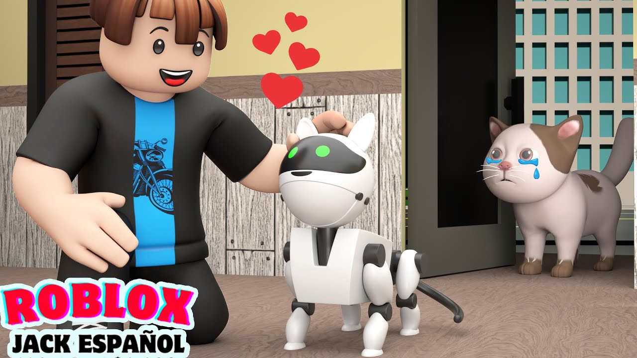ROBLOX Brookhaven 🏡RP: Gato pop vs. gato robot en una batalla épica | Roblox Jack Español