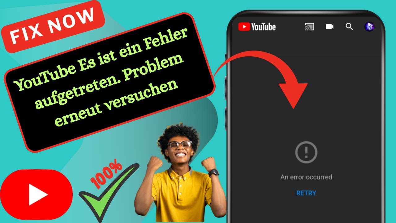 YouTube reparieren Ein Fehler ist aufgetreten Problem erneut versuchen (2025-Leitfaden)