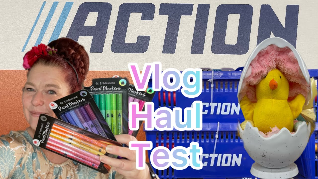 #haul #vlog #art ❤️ Action Live 🤩 Wochenangebote ab 18.03.😍 neue irisierende Stifte 🤩 Test #holy