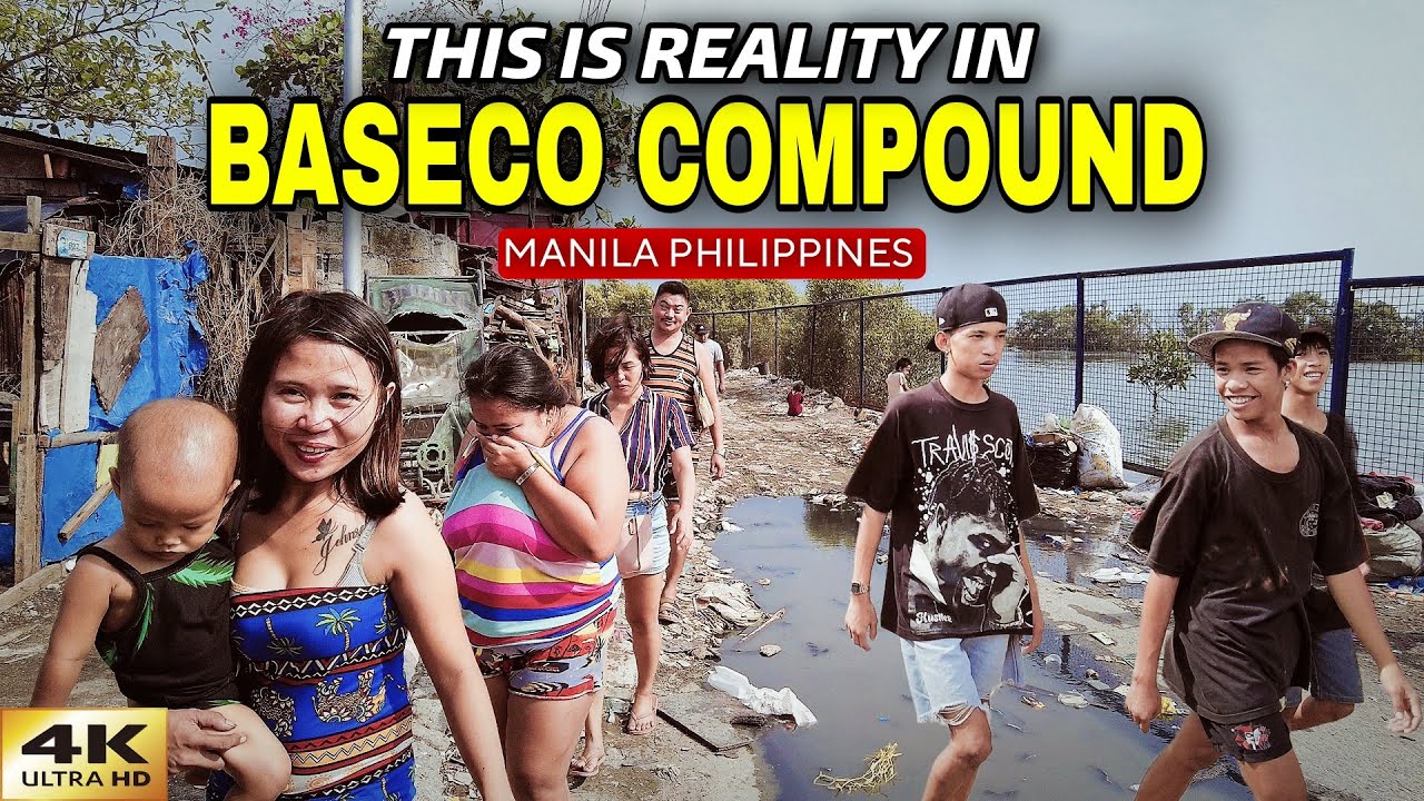 You Wouldn't Believe This! A Sad Reality in Baseco Compound in Manila Philippines [4K]
