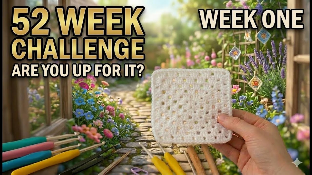 Granny square challenge!! Traditional granny square.