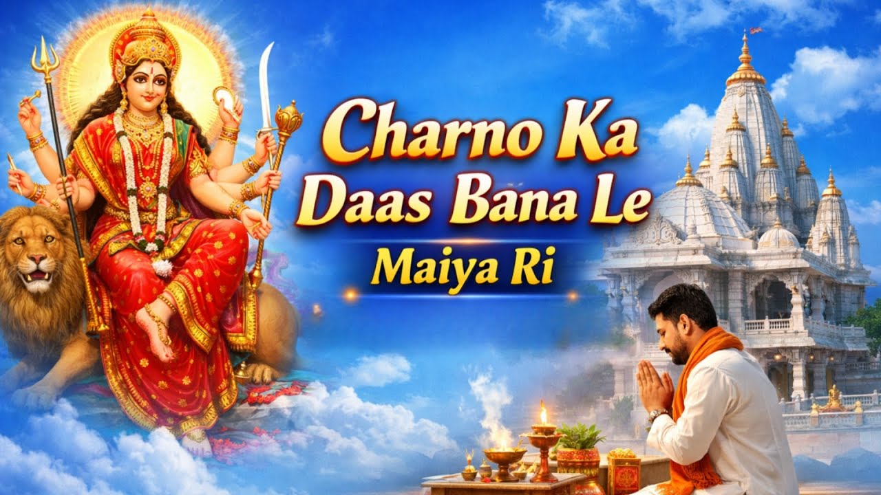 🙏 Charno Ka Daas Bana Le Maiya Ri | New Devi Bhajan 2026 | Mata Rani Bhajan 🙏