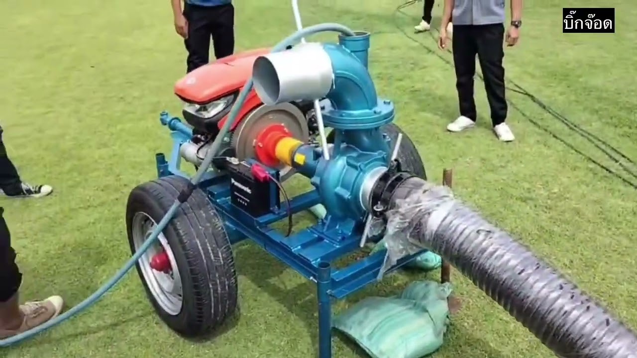 ปั๊มหอยโข่ง 6 นิ้วชนเครื่องคูโบต้า ZT155 ส่งลูกค้าที่สามโคก ปทุมธานี | บิ๊กจ๊อด