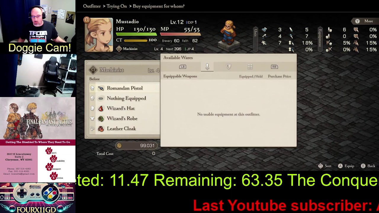 FFT: The Ivalice Chronicles, Part 013 — The Dogs Said “Grind More,” So Here We Are