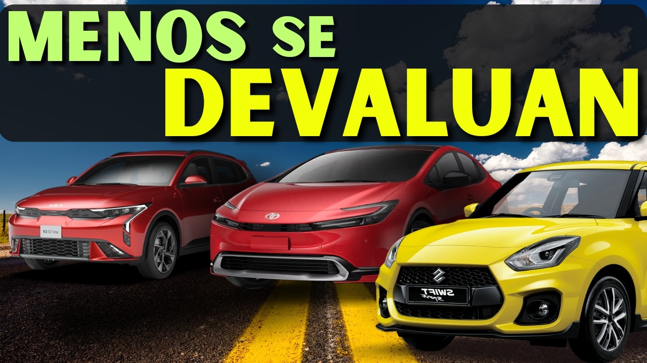 Los 12 Autos BARATOS que menos se DEVALÚAN en Mexico 2025