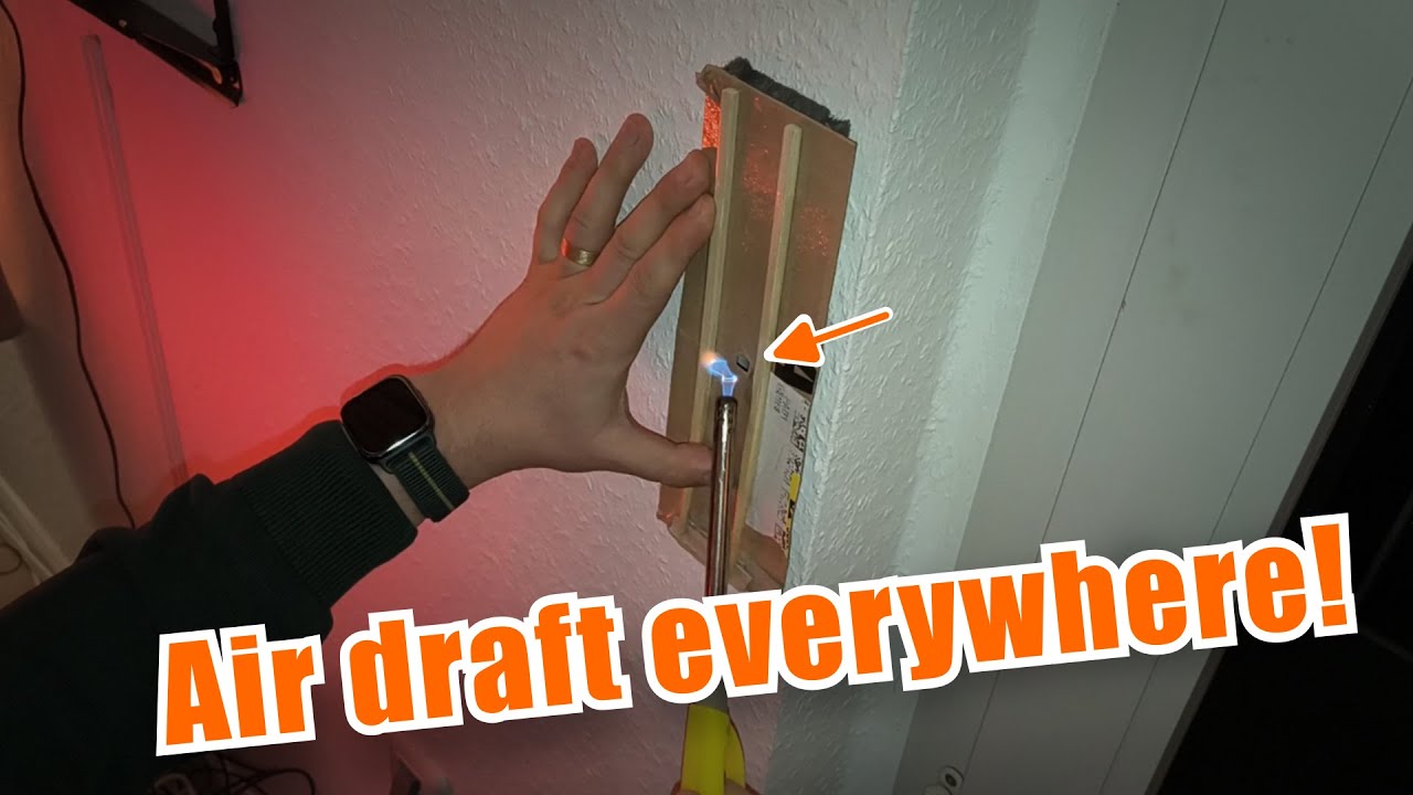 Stop Air Drafts in Your Apartment - Reduce Heating Costs - Cheap DIY Fixes
