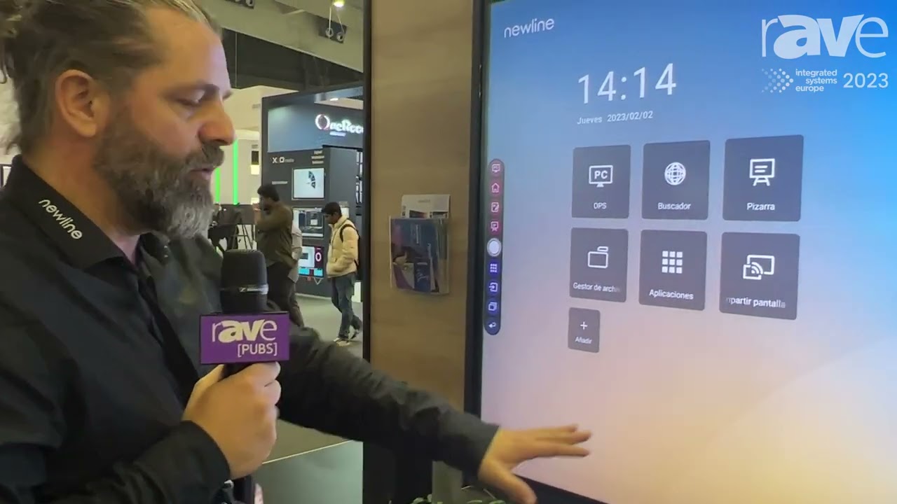 ISE 2023: Newline Interactive Features LYRA Collaboration Board Designed for Education Applications