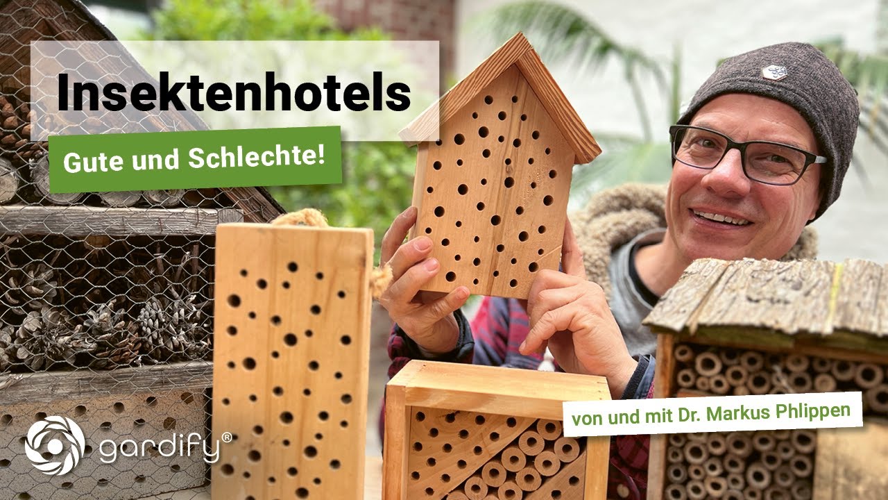 Insektenhotel kaufen oder selber bauen? Unterschied zwischen Gut und Schlecht!