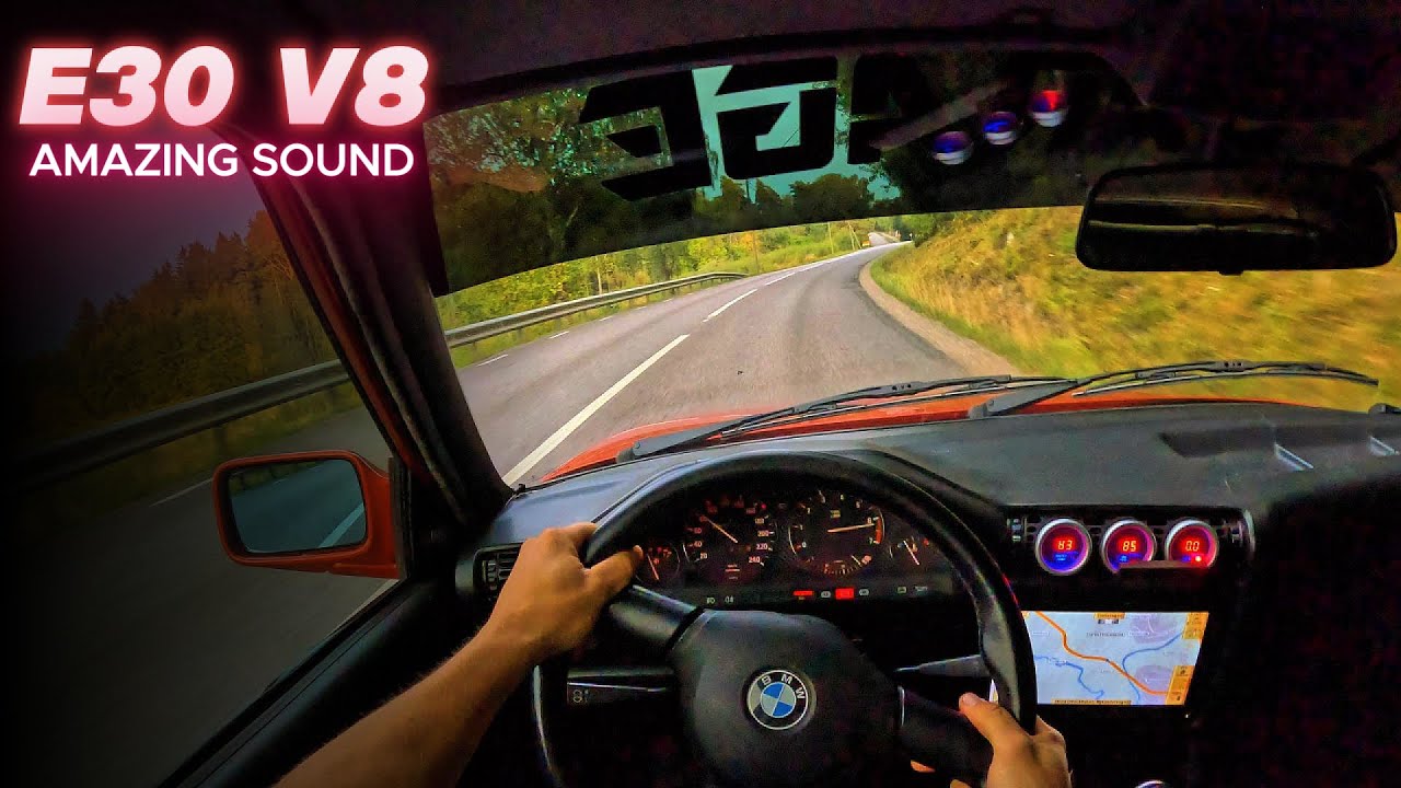 BMW E30 V8 (POV) **INSANELY LOUD EXHAUST** 4K