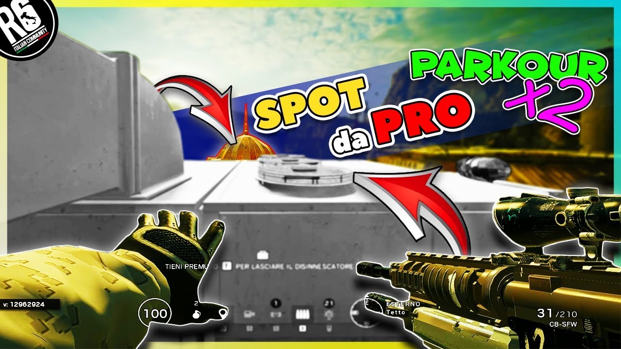 SPOT DA PRO - Doppio PARKOUR su CONFINE! [Rainbow Six Siege ITA]