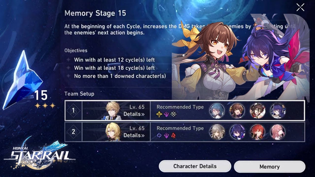 Forgotten Hall Memory Stage 15【Honkai: Star Rail】