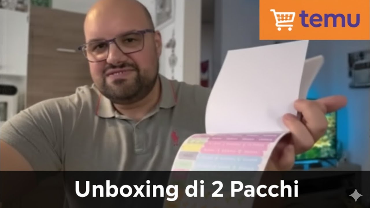 Spacchettamento di 2 Pacchi da Temu, quanta bella roba! sono stupito del mio stesso Ordine 😱🥰🥳
