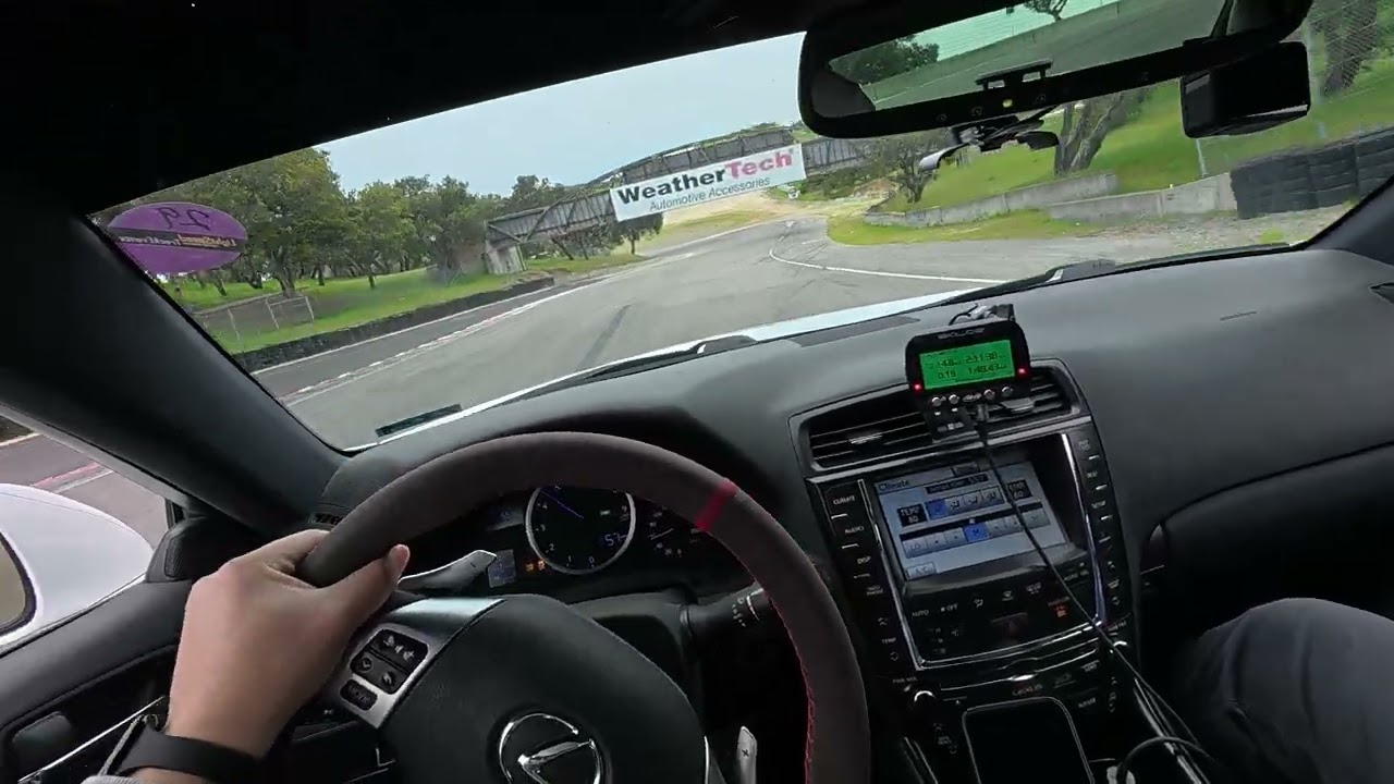 Laguna Seca Lexus ISF with Passenger - Lightspeed Track Day
