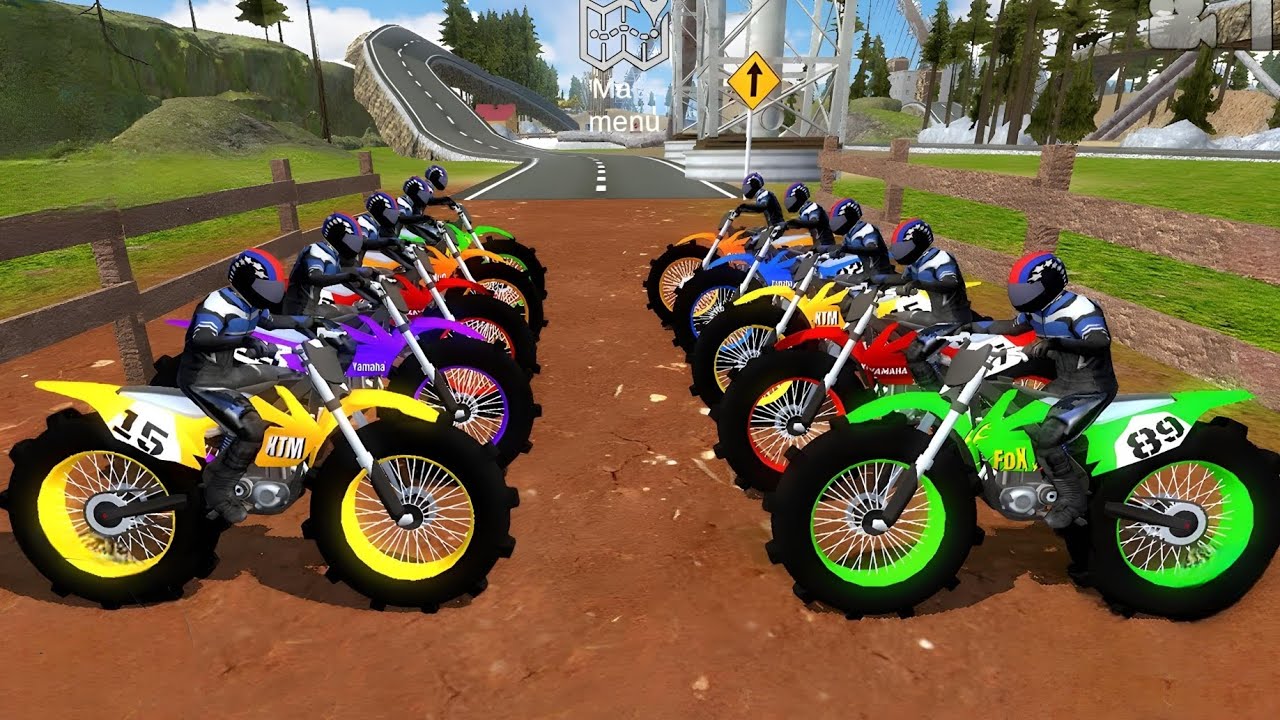Offroad Outlaws Android Mobile GamePlay FHD #1  Racing on Bike Motocross Tracks Simulator 3D